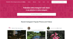 Desktop Screenshot of picbubble.com
